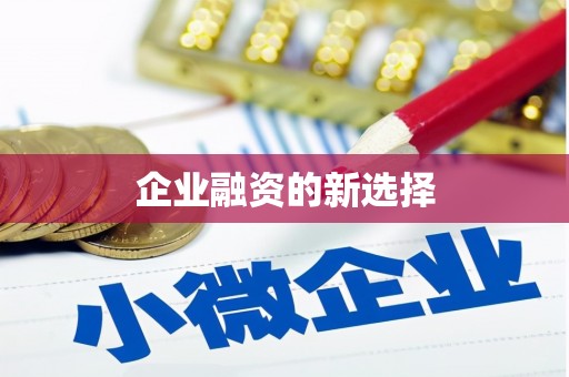 灵璧企业融资的新选择