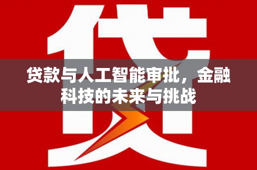 灵璧贷款与人工智能审批，金融科技的未来与挑战