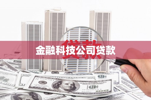 灵璧金融科技公司贷款