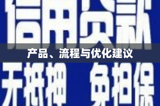 灵璧产品、流程与优化建议